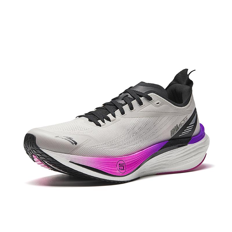 Anta Rocket 7.0 Pro Comfortable Sports Non-Slip Wear-Resistant Running Shoes Men Sneaker Cloud-Gray Basic-Black 112545580-3