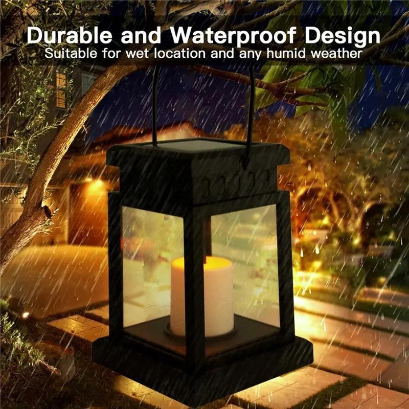 1/4/6Pcs Lamp Solar Garden Lights Outdoor Decorative Ground Insert Lantern Warm Atmosphere Solar Powered Landscape Light for Yard Christmas Decoration