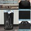 Large Capacity Bottles Collection Container with Handles 115L Oxford Waste Glass Storage Container Home Organizer for Kitchen