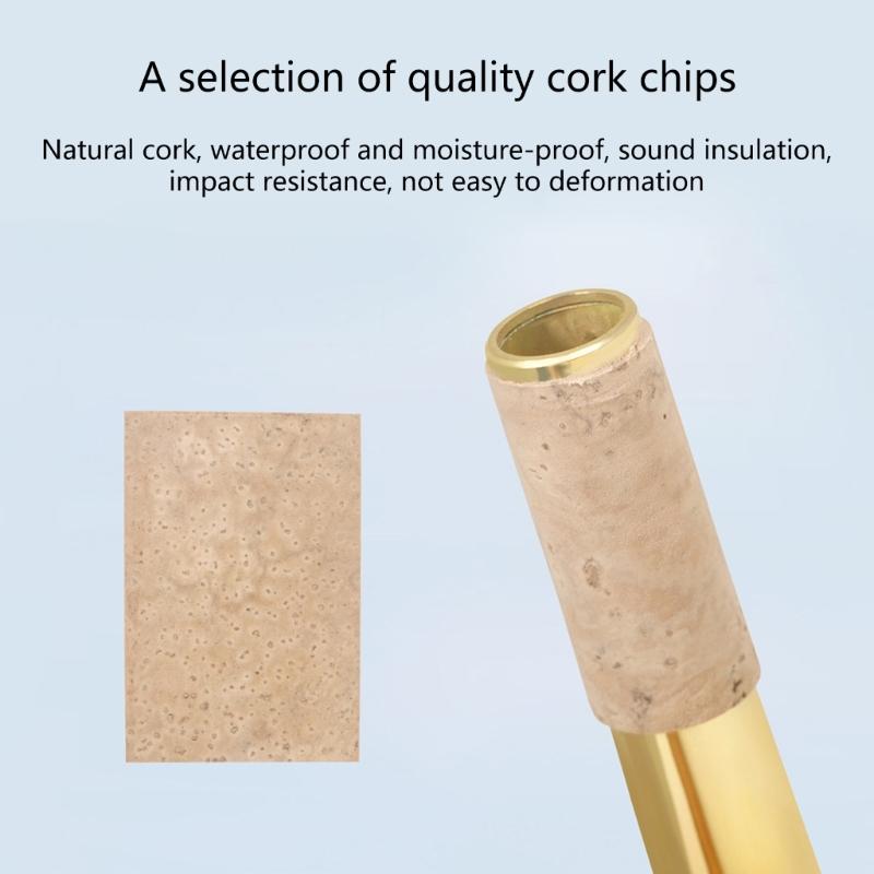 Brass Sax Necks Replacement Alto Saxophone Bend Neck with Cork Sheet Curved Neck Woodwind Instruments Accessories