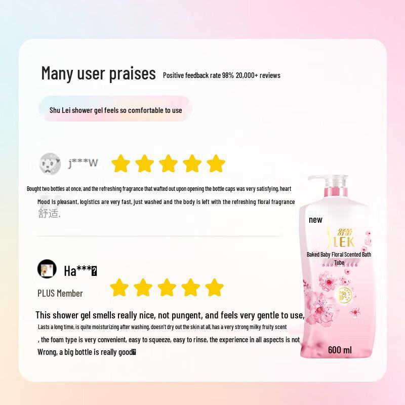 Sure Cherry Blossom Moisturizing Shower Gel