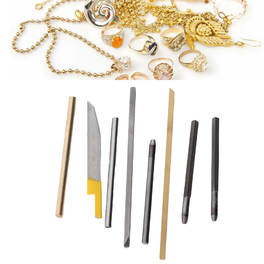 Engraving Cutting Bits for Pneumatic Impact Engraving Machine Jewelry Tool