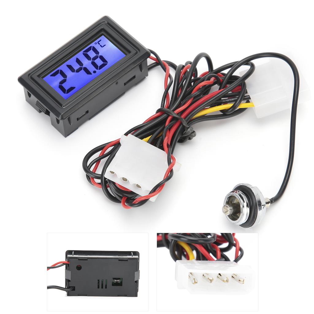 Water Cooling Thermometer Digital Display Computer Temperature Meter WDXS DT 5V 24V