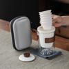 Portable Mutton Fat Jade Porcelain Travel Tea Set