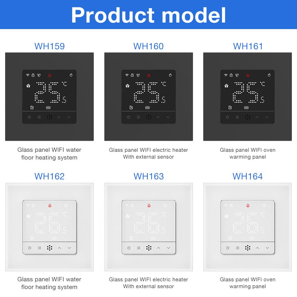Tuya Programmable Temperature Controller WiFi Smart Thermostat 5~35°C Water Floor Boiler Electric Heating Work With Google Home