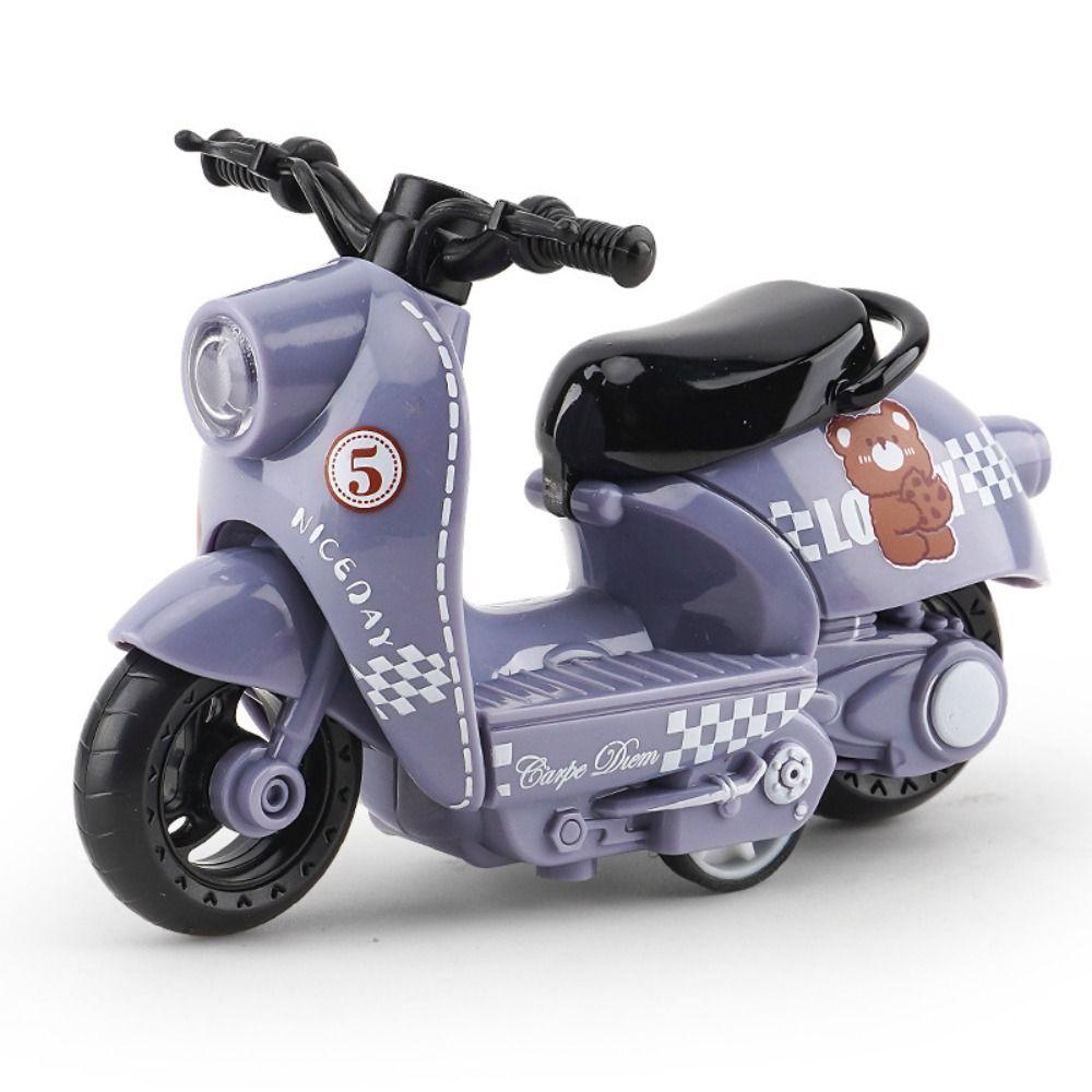Diecast Zinc Zinc Alloy Motorcycle Model Miniature Motorcycle Pull Back Toy  Home Decoration