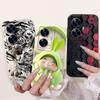 For Realme C55 Case RMX3710 Silicone Cute Cat Fashion Butterfly Flowers Love Painted Cover For Realme Narzo N55 Phone Case Funda