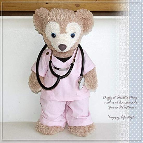 Duffy and Size S Emergency Doctor Scrub Handmade Surgical Gown ShellieMay, (43cm), Authentic! Costume, Pink,