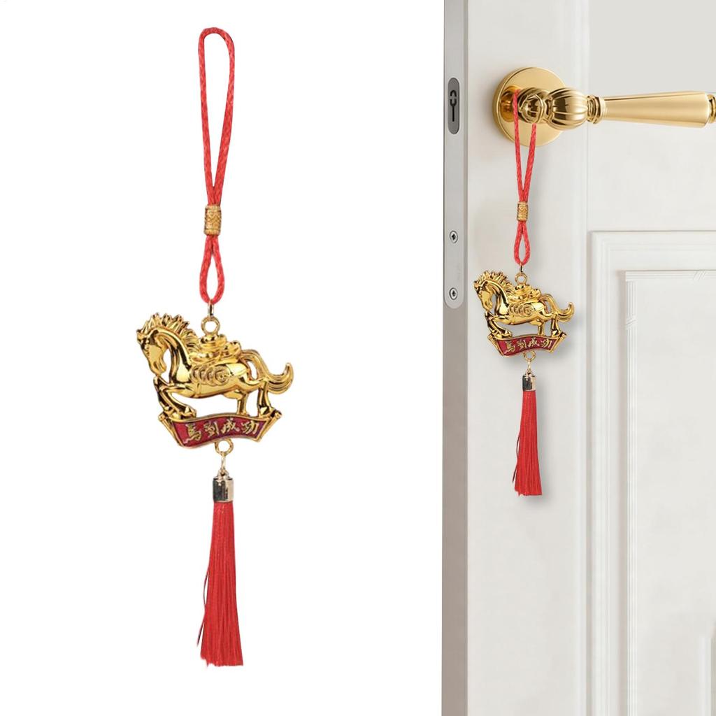 Year of the Horse Ornament Holiday Decoration Horse Year Decorations for Event Planners Cultural Enthusiasts Front Door Home