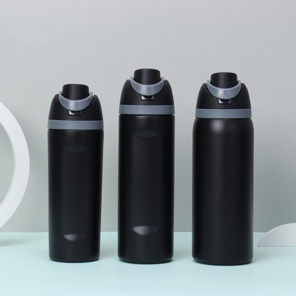 Stainless Steel Insulated Sports Water Bottle - Large Capacity, Portable, Direct Drink