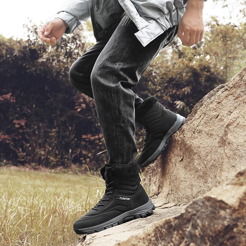 Unisex Pánské Zimní Boty Velké Velikosti Zimní Plus Sametové Zahřívací Teplé Sněhule Dámské Sněhule