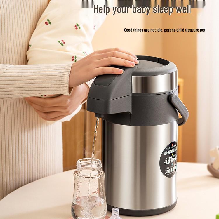 

Kuangdi 971 Outdoor Stainless Steel Pressure Kettle - 316 Inner Liner for Hot Water 3000 ml