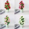 Artificial Rosa Rugosa Thunb Potted Plant For Event And Decoration Party