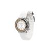 Seiko Prospex Series Solar Sports Canister Dive Watch Solar Quartz Movement Leather Strap Women watches White SUT407P1
