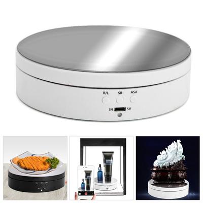 Electric Rotating Turntable Round Display Holder Stand Intelligent Charging