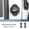 FOR ZEEKR 9X Door Lock Protection Cover, Decorative Door Lock Buckle, Silicone Protective Cover, Interior Accessories