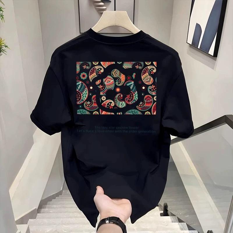 

Unisexs Cotton Tshirts Fitted Black 5XL T Shirt for Unisex Casual Summer Wear Fashion Anime Print White Tee Shirts Unisex Clothing 4XL