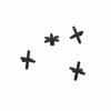 50 pcs Five-way hose Splitters Interfaces With Multiple Joint Cross-connector Garden Hose Nozzle Connection Garden Hose Fittings