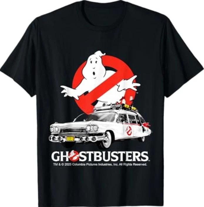 Ghostbusters Halloween Design Ecto 1 T-Shirt L
