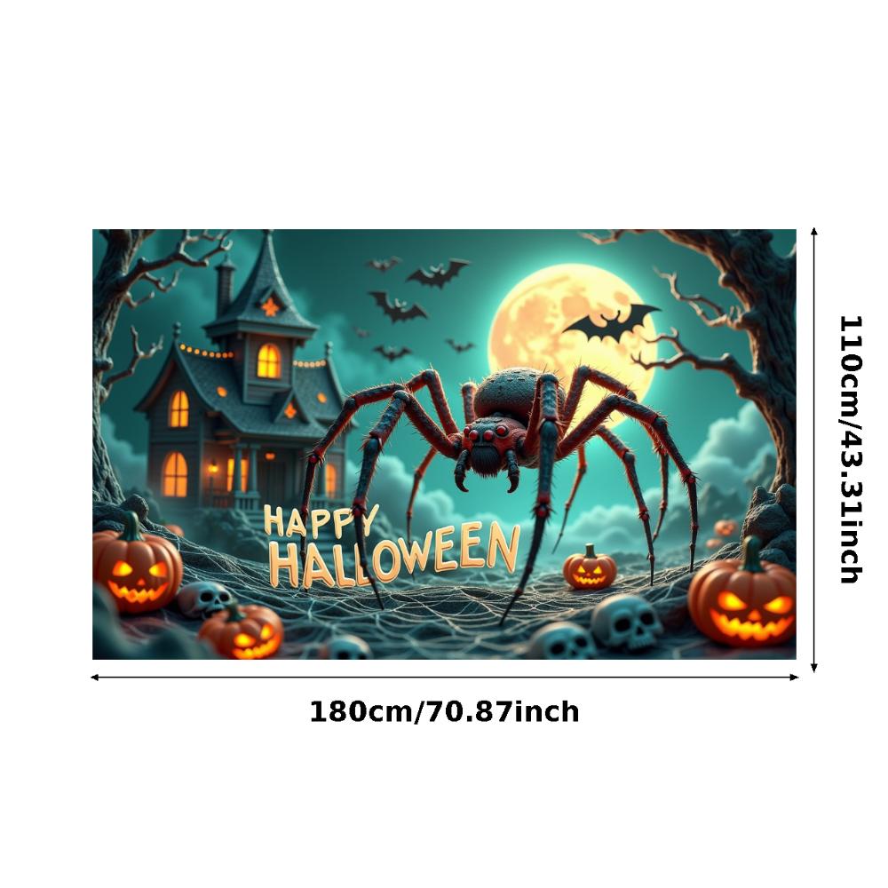 Holiday Banner Lanterns Party Prop Halloween Decor Dark Theme Scary Prop For Night Event Haunted House Holiday Event