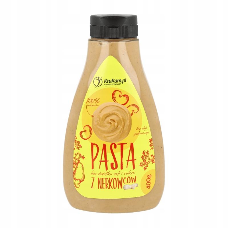 KruKam Cashew Nut Paste 400g In a Squeezer Bottle with a Non-spill Cap