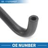 ABSOPRO Motor Radiatorslange for BMW 750i Del Ekspansjonstank Vannrør Svart 4.8L 2006-2008, Nummer 17127534527, Slange, Gummi,