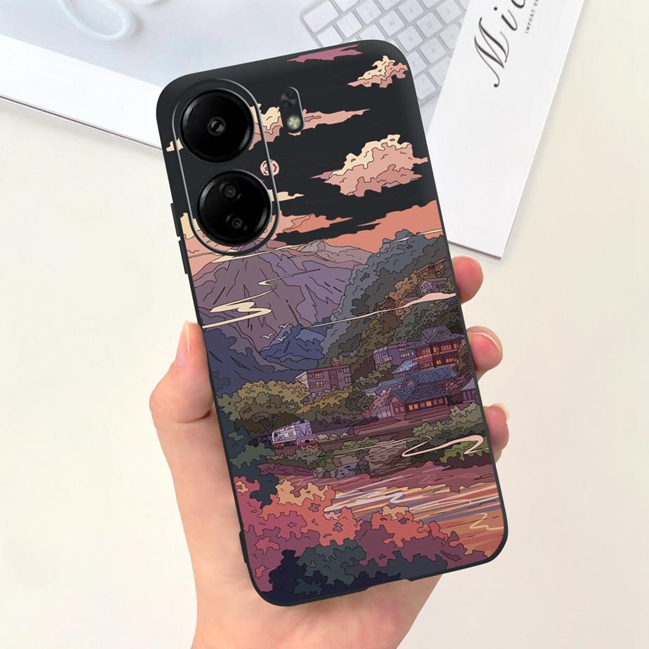 For Xiaomi Poco C65 Case Redmi 13C Cute Fashion Cartoon Cover Soft Silicone Phone Case For Xiaomi Redmi 13C Poco C65 C 65 Bumper