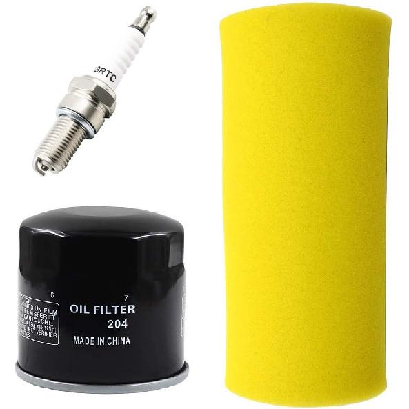 AHL Air Filter with Oil Filter Spark Plug set for Yamaha Rhino 660 YXR660 YXR 660 YXR-660 2007/5UG-E4451-00/5UGE445100/FS-923