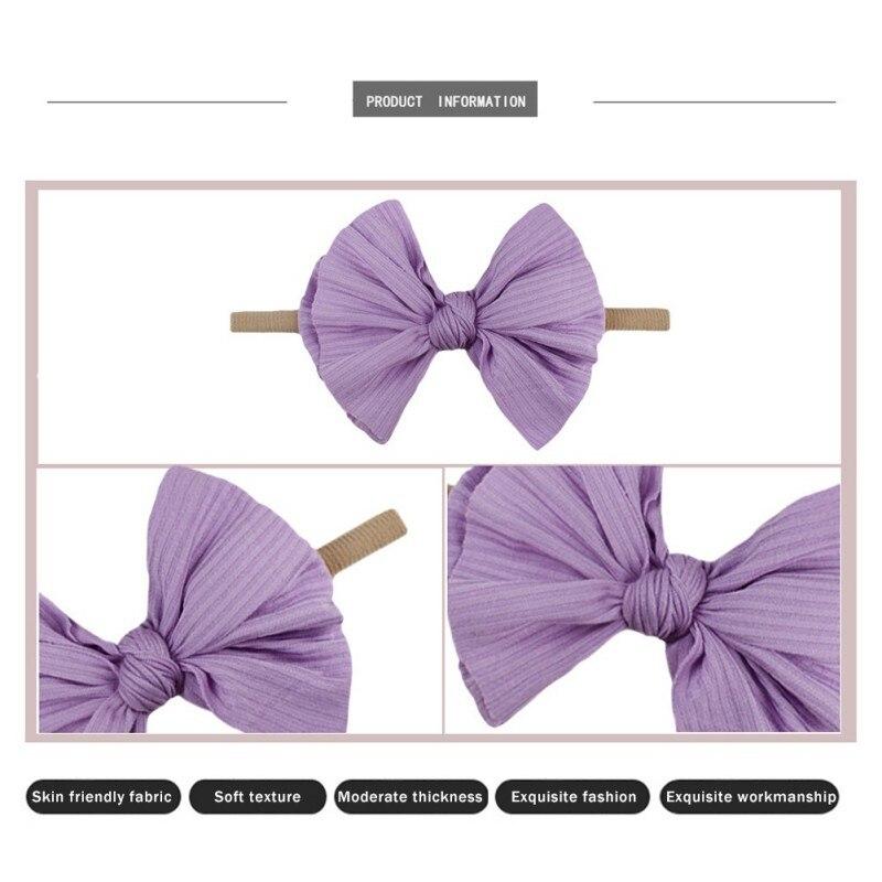 Spony do vlasov s motýlikom Baby Print Elastické roztomilé nylonové čelenky