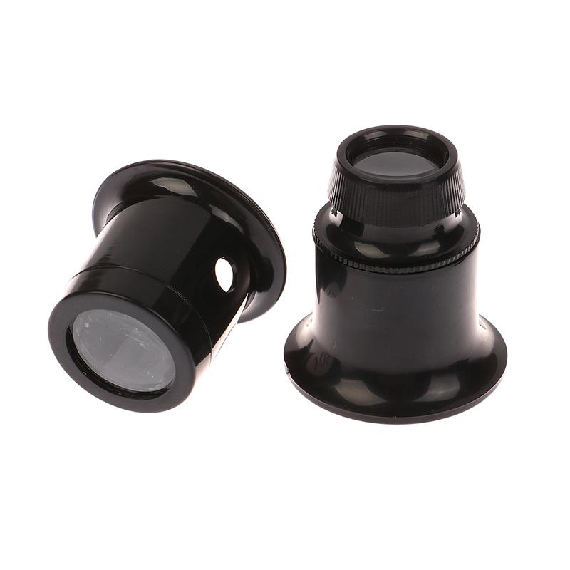 4ks/set Lupy na oči 5x/10/15x/20x Sada nářadí na opravu hodinek Lupa na šperky Lupa Lupa Hodinářské nářadí