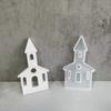 Castle Shape Candle Holder Mold with Base for Making Candle Holder Decor Tealight Holder Ornament, Epoxy Resin Casting