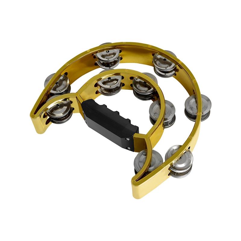 Classy-Double-Layer Hand Rattle Band Hand Rattle Early Childhoods Education Double-Row Hand Tambourine