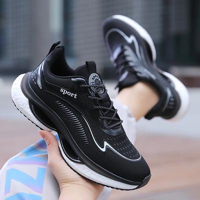 Buty męskie duże rozmiary modne letnie oddychające siateczkowe modne buty męskie Popcorn męskie lekkie buty do biegania