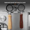 Solid Wood Coffee Machine Handle Revolving Wooden Handle New Filter Holder Handle  Cafe Supplies