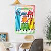 Numberblocks Benutzerdefinierter Name Wanddekoration Wandteppich Kunst Für Haustiergedenken Geburtstag Hochzeitsparty Kulisse Familiengeschenk