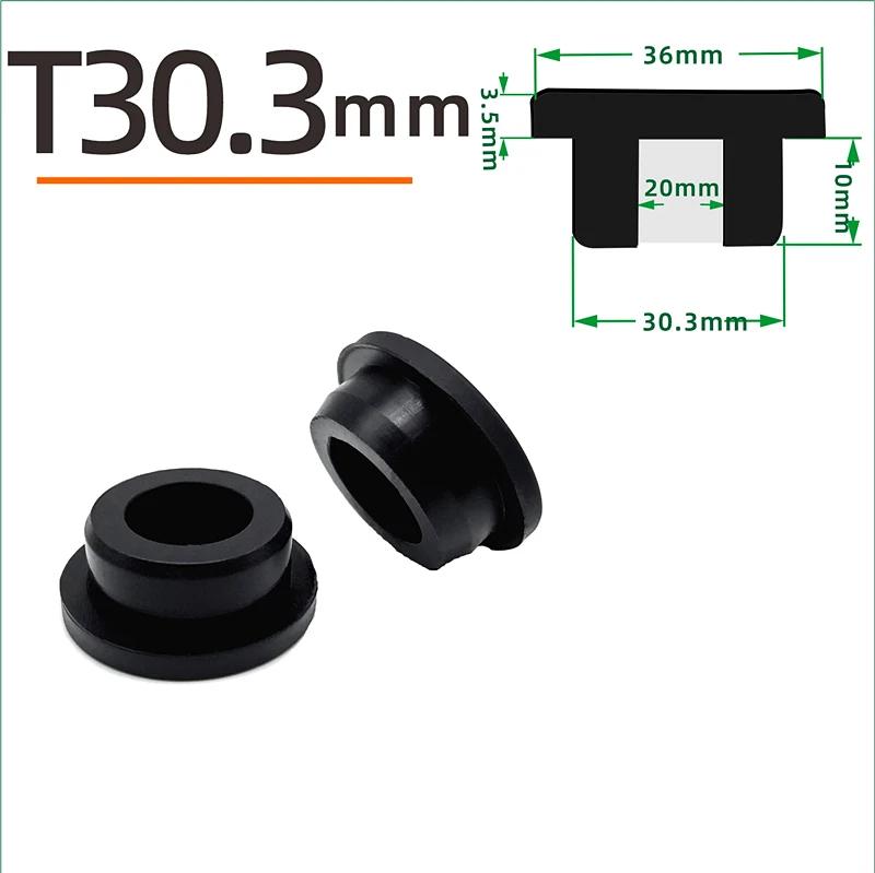 Schwarzer Silikonstopfen Ø 6mm-81,3mm Runde Staubdichte Dichtkappe Hitzebeständiger Silikon-Lochstopfen Dichtungs-Endkappe Schutzhülle