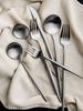 24pcs Dinnerware Set Stainless Steel Steak Knife Fork Coffee Spoon Teaspoon Flatware Dishwasher Safe Kitchen Tablewar