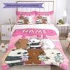 Warner Bros. Works (31) Customize Your Name Bedding Set Breathable Duvet Cover with Pillowcases Home Decoration Birthday Gift