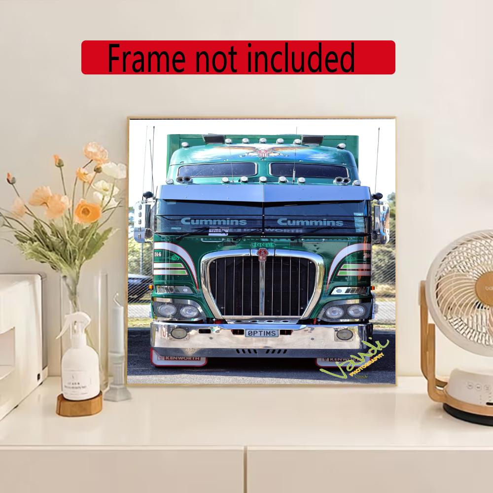 Kenworth 5D Diy Diamond Paintings Mosaic Wall Round Diamond Art Painting Kits Embroidery Crystal Accessories Frameless