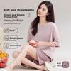 LangSha Women's Pajamas, Summer Soft Breathable Simple Printed Loose Loungewear, Suitable for Outdoor Wear, New Style 2026 Set