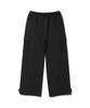 UCLA Unisex Semi-Wide Cargo All-Purpose Fit Full Elastic Waist Pants [Black](Ub9Lp71)