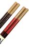 Married Couple Chopsticks Octagonal Galaxy Brown Red Dishwasher Safe Designed with Paulownia Box and Wrapping Day Day Mom Dad Parents Present Gift