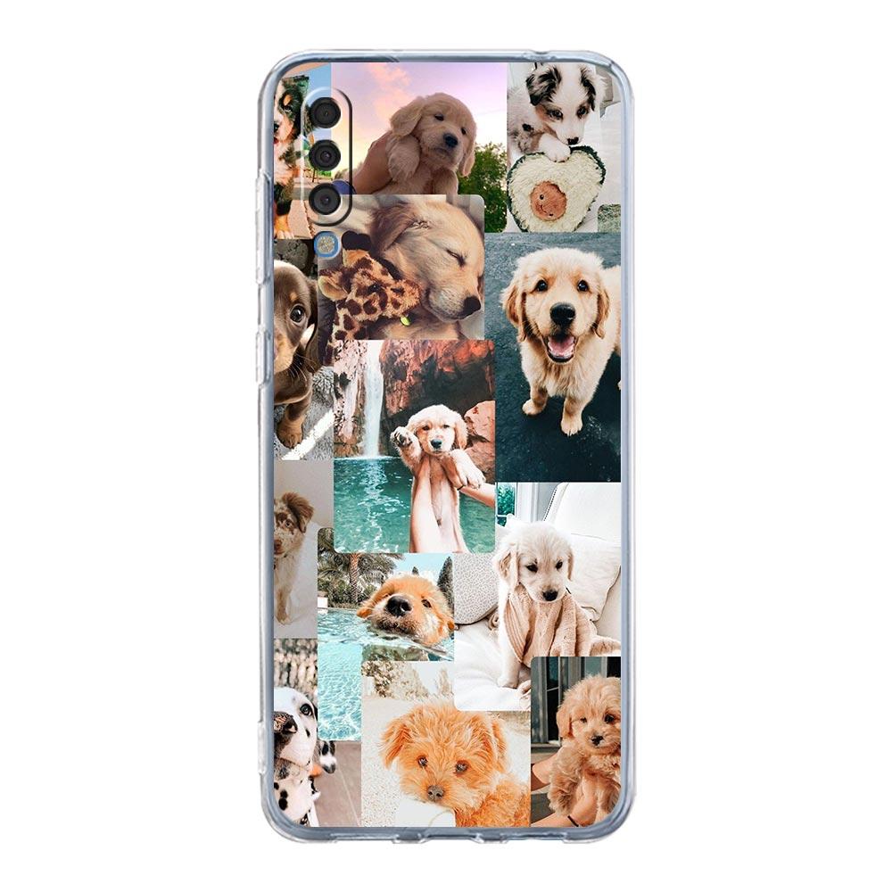 Golden Retriever Friend Phone Case For Samsung A52 A50 A70 A30 A40 A20E A10 A10S A20S A02S A04s A12 A22 A32 A72 5G Clear Cover