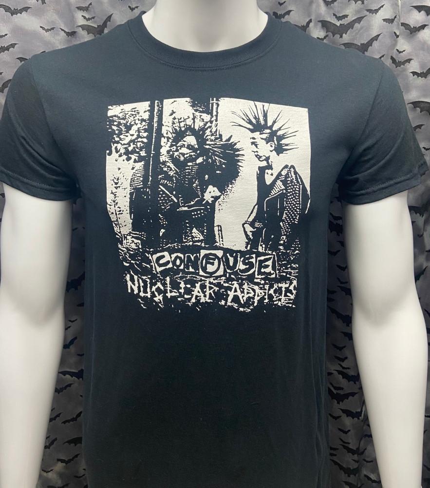 Confuse T-Shirt D-Beat Raw Punk Crust Shirt Japanese Noise Hardcore Unisex Tee