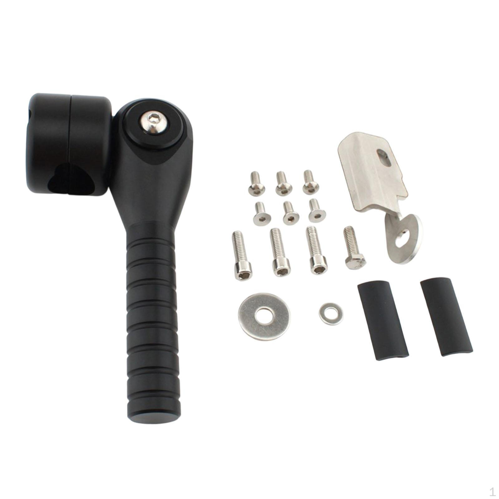 

Алюминиевый сплав мотоцикла подъемная ручка рама запасные части вспомогательный стержень складной замена black