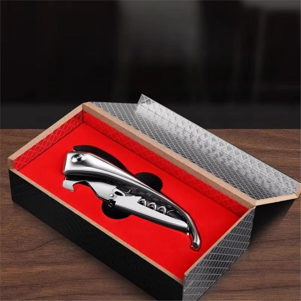 2026 New Red Wine Bottle Opener Multi-Functional Stainless Steel Screwdriver Household Beer and Wine High-End Bottle Opener