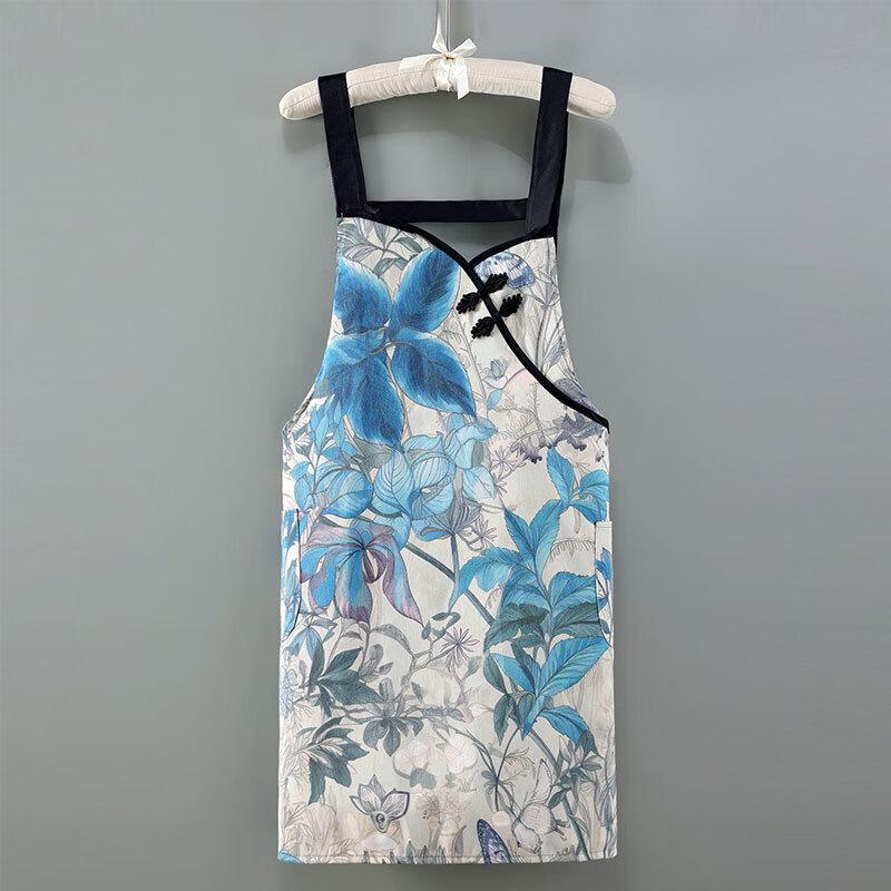 Three Dolphins WZ Floral Cheongsam Apron Cheongsam Apron