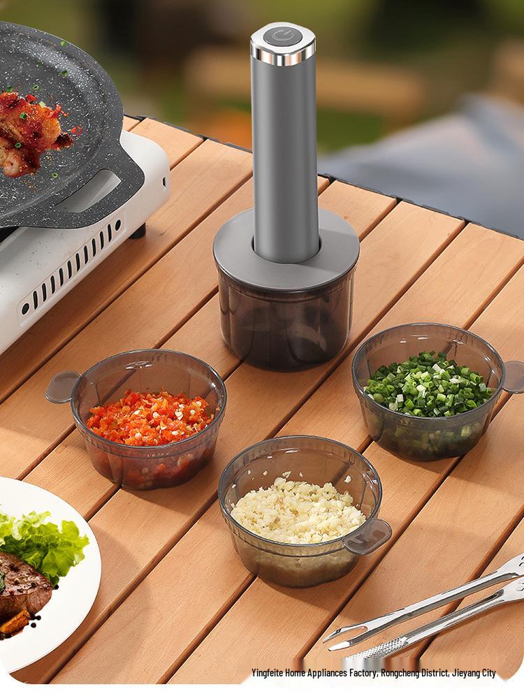 Multifunctional Wireless Meat Grinder & Baby Food Processor - Small Electric Garlic Masher & Blender for Home Use