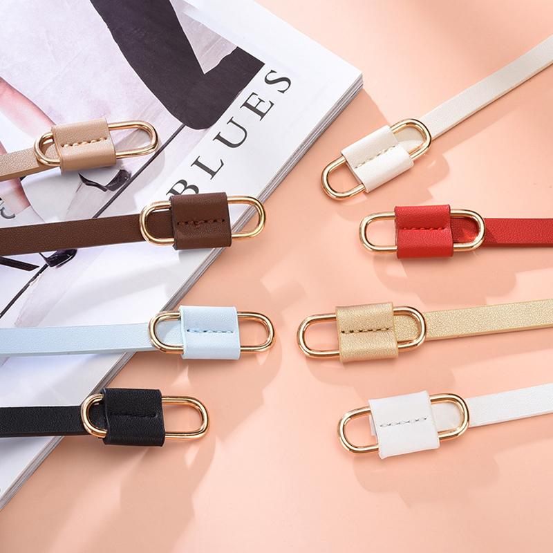 Women'S Belt Trend Golden Buckle Belt Personalized Decoration Paired With Long Pants Jeans Belt Soft Cheap Belt Youth Belt