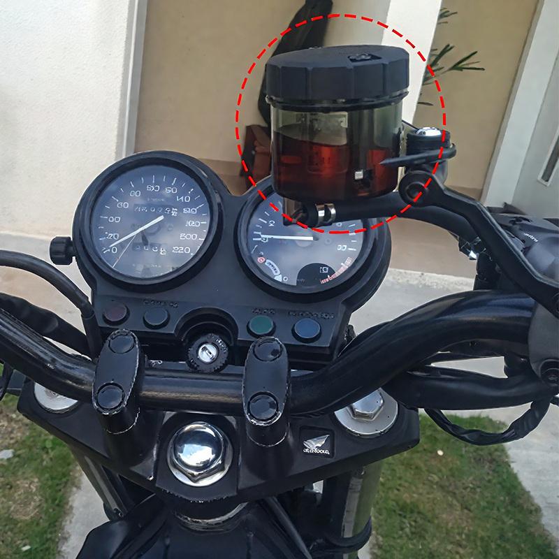 1pc Motorcycle Clutch Tank Fluid Reservoir Petrol Cup Brake Master Cylinder Oil Tank Bottle Motorbike Accessories for Most Model